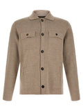 Beige Button-Up Cardigan 1