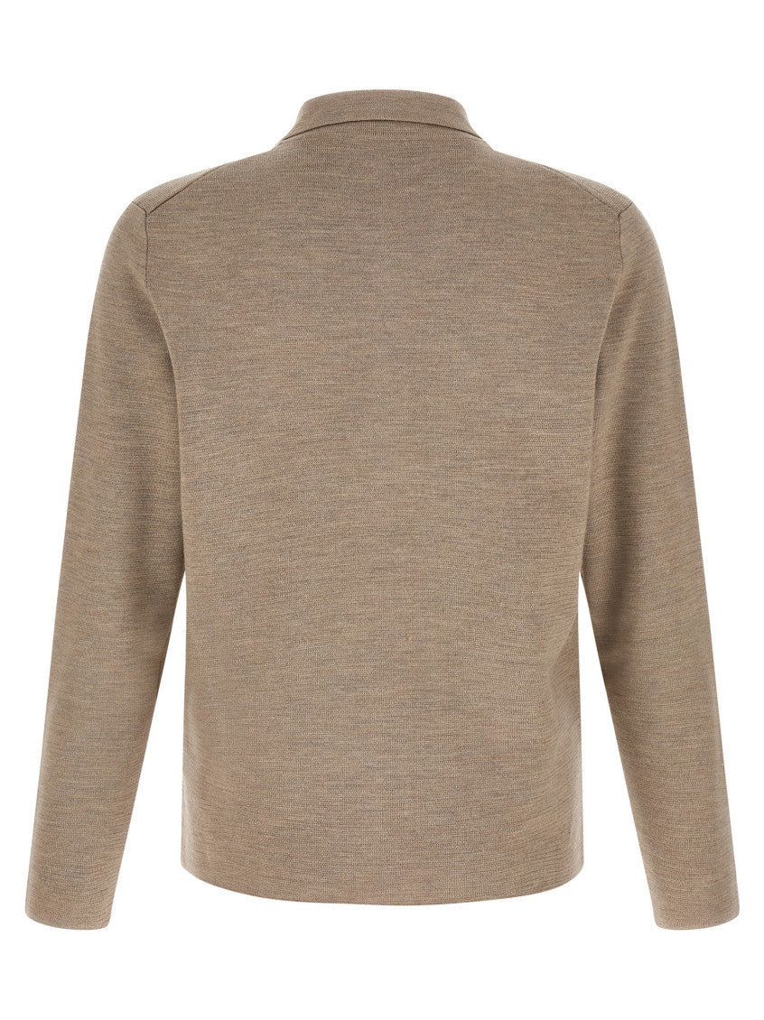 Beige Button-Up Cardigan 2