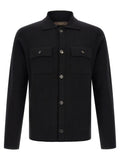 Black Button-Up Cardigan 1