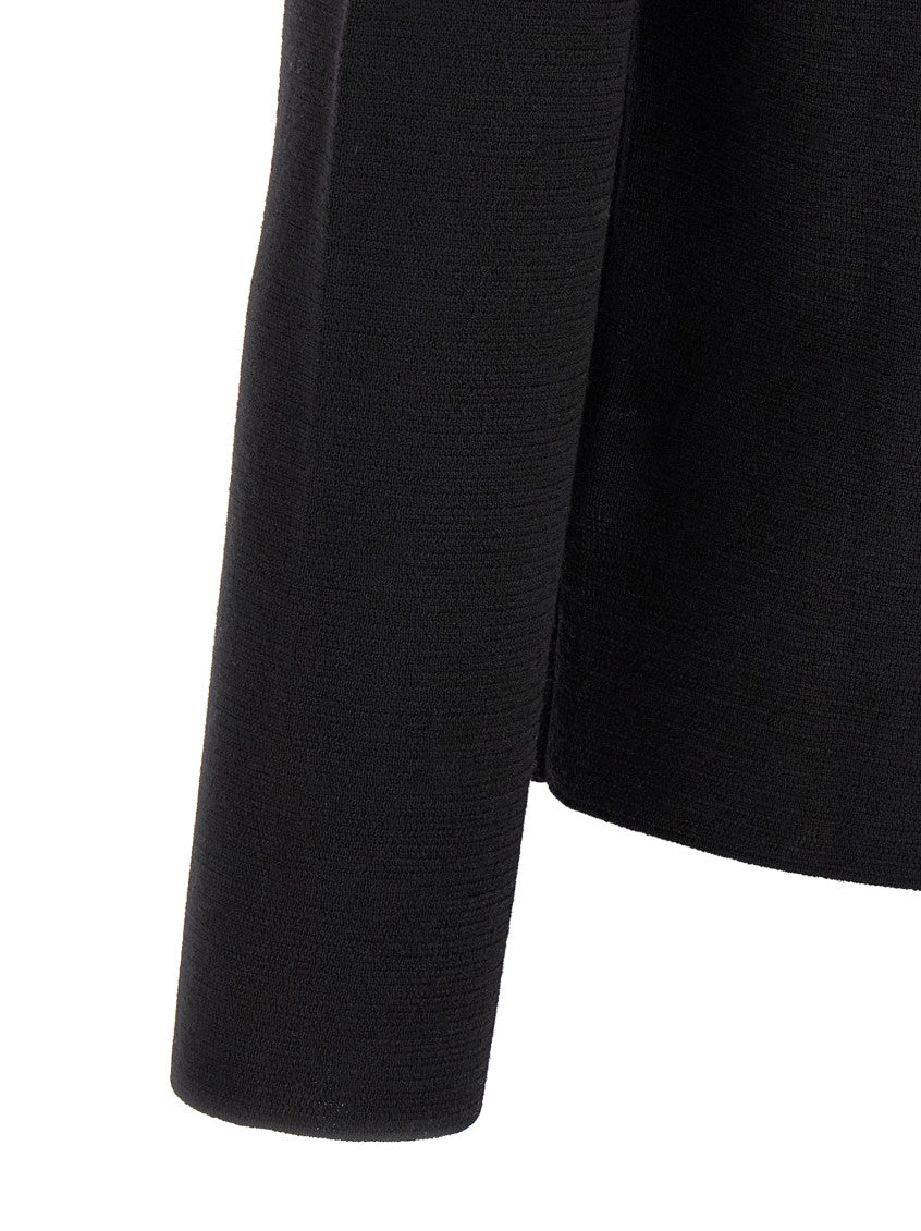 Black Button-Up Cardigan 4