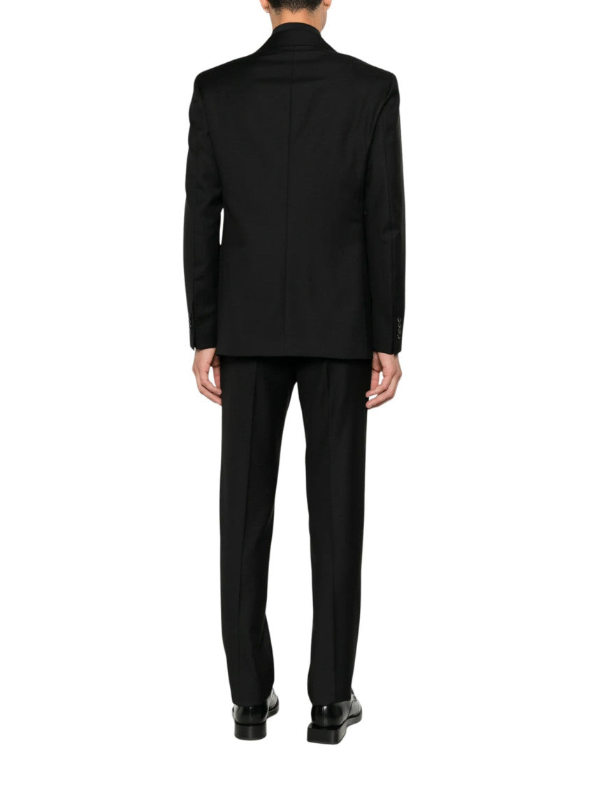Black Notched Lapel Suit 3