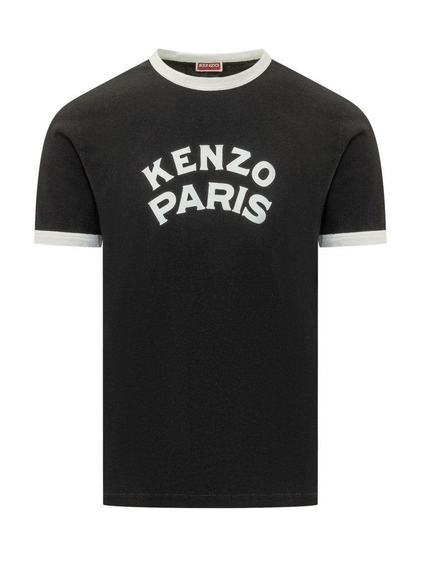 Black Crew Neck Logo T-Shirt 1