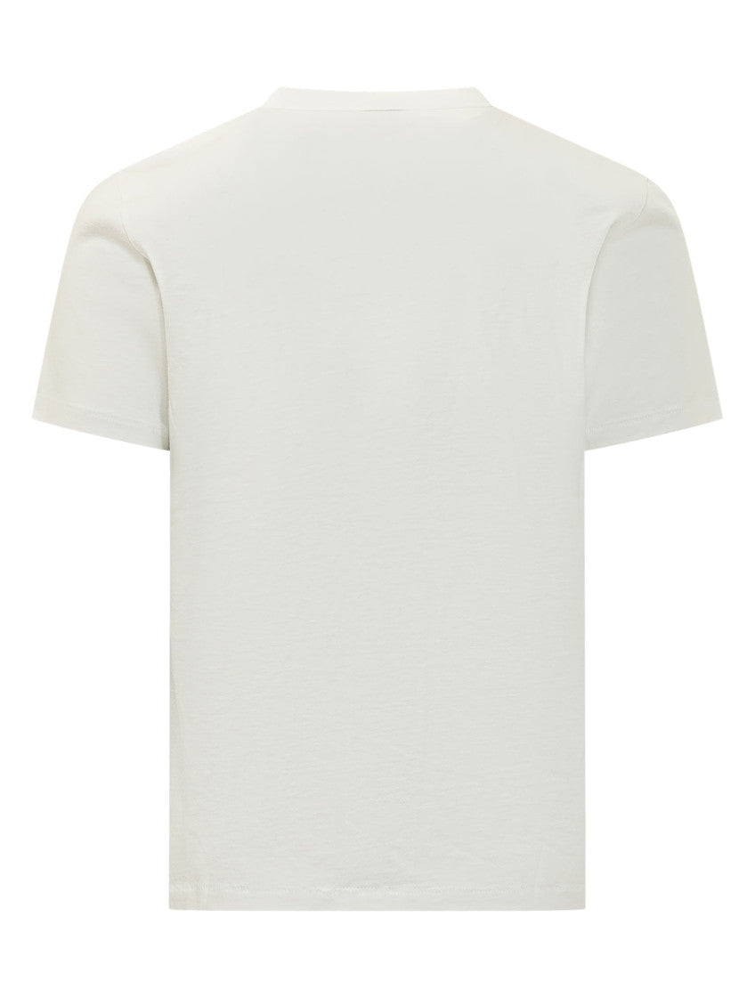 White Crew Neck Logo T-Shirt 2