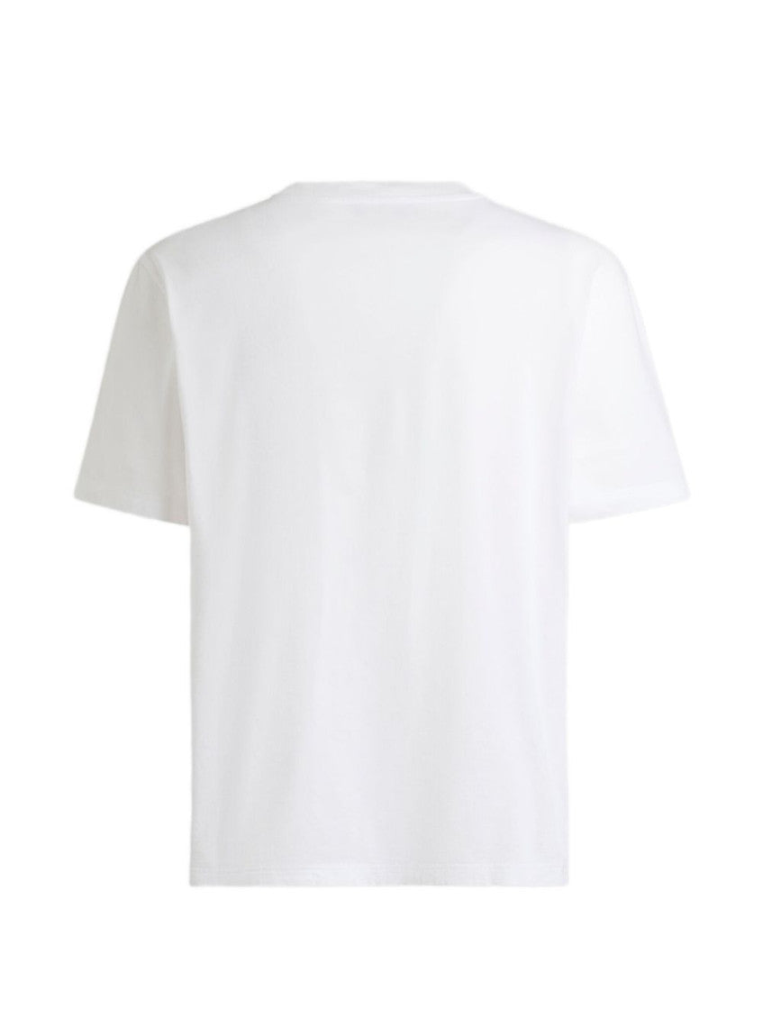 White Crew Neck T-Shirt 2