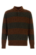 Brown Paisley Print Sweater 1