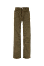 Green Straight Corduroy Jeans 1