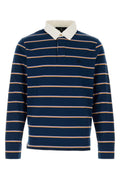 Navy Blue Stripes Polo 1
