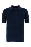 Navy Blue Braided  Polo 1