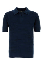 Navy Blue Braided  Polo 1