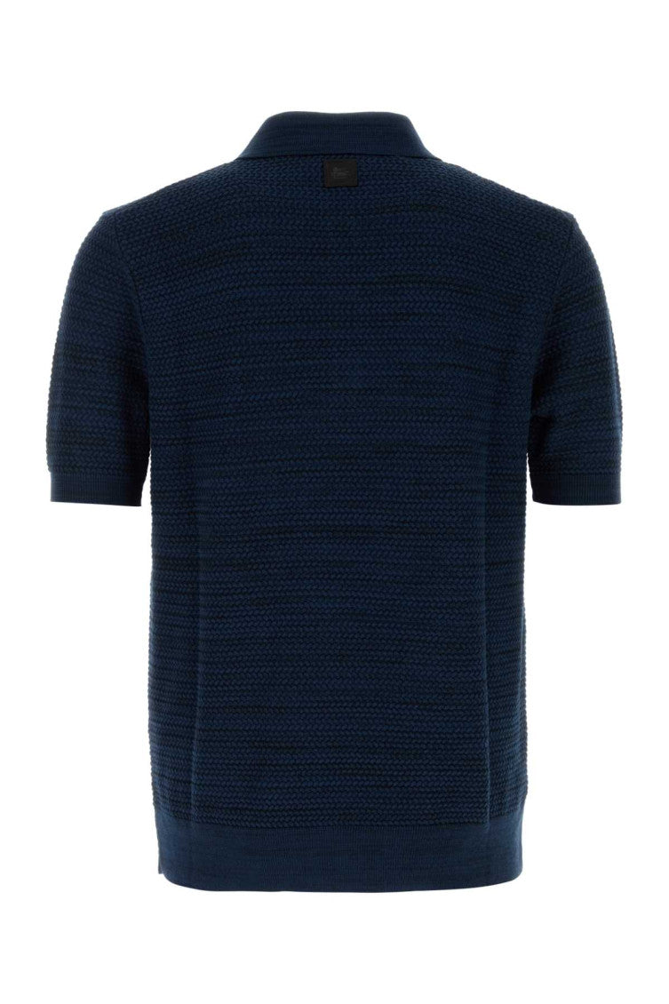 Navy Blue Braided  Polo 2