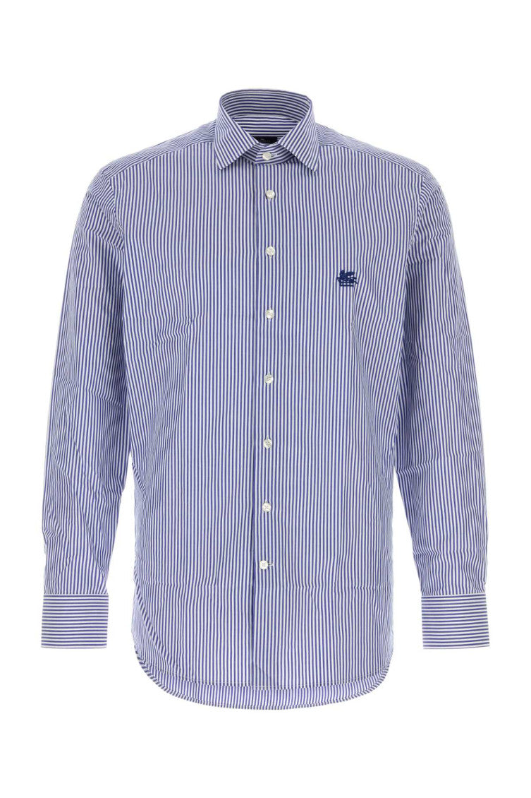 Blue Regular Stripes Shirt 1