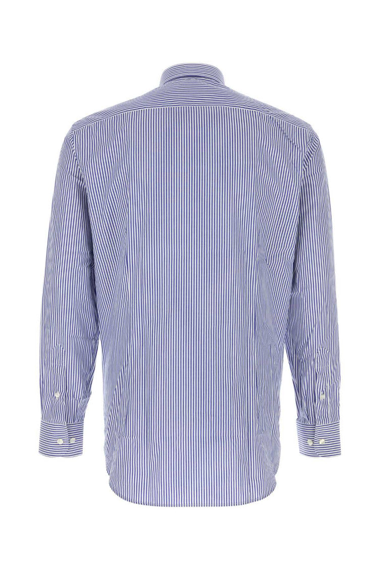 Blue Regular Stripes Shirt 2