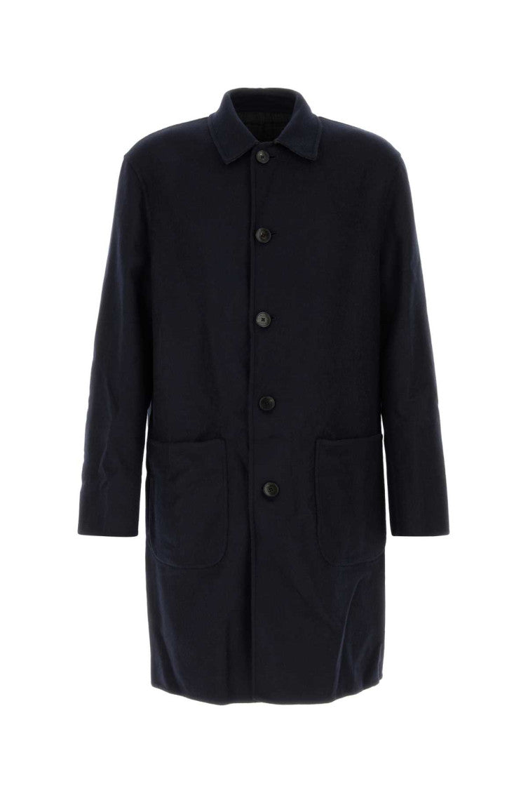 Navy Blue Reversible Coat 1