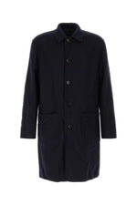 Navy Blue Reversible Coat 1