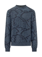 Blue Crew Neck Sweater 1