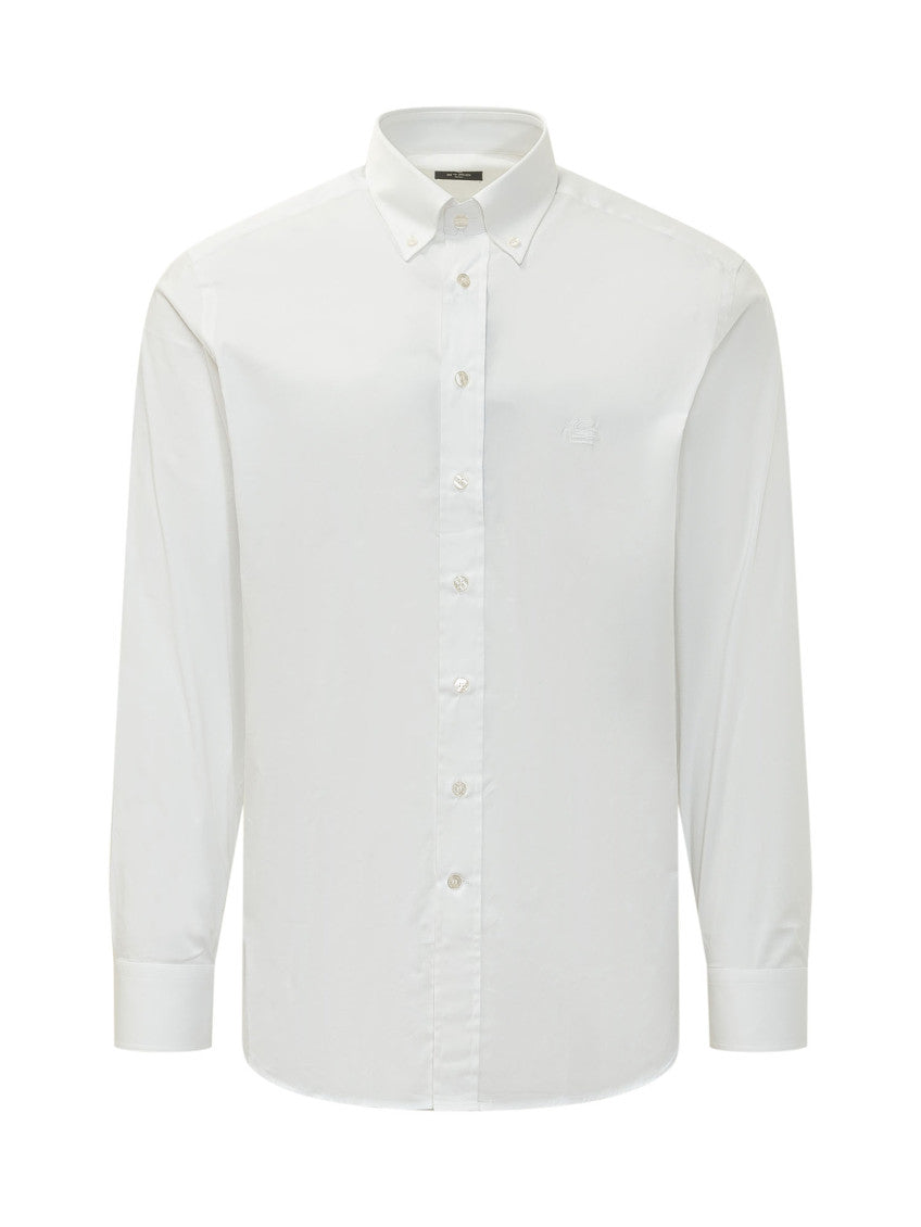 White Regular Logo Shirt 1