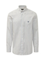 White Regular Stripes Shirt 1