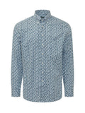 Blue Regular Paisley Shirt 1