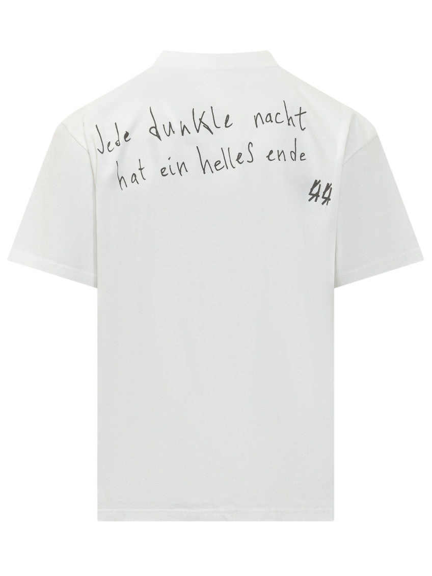 White Crew Neck T-Shirt 2