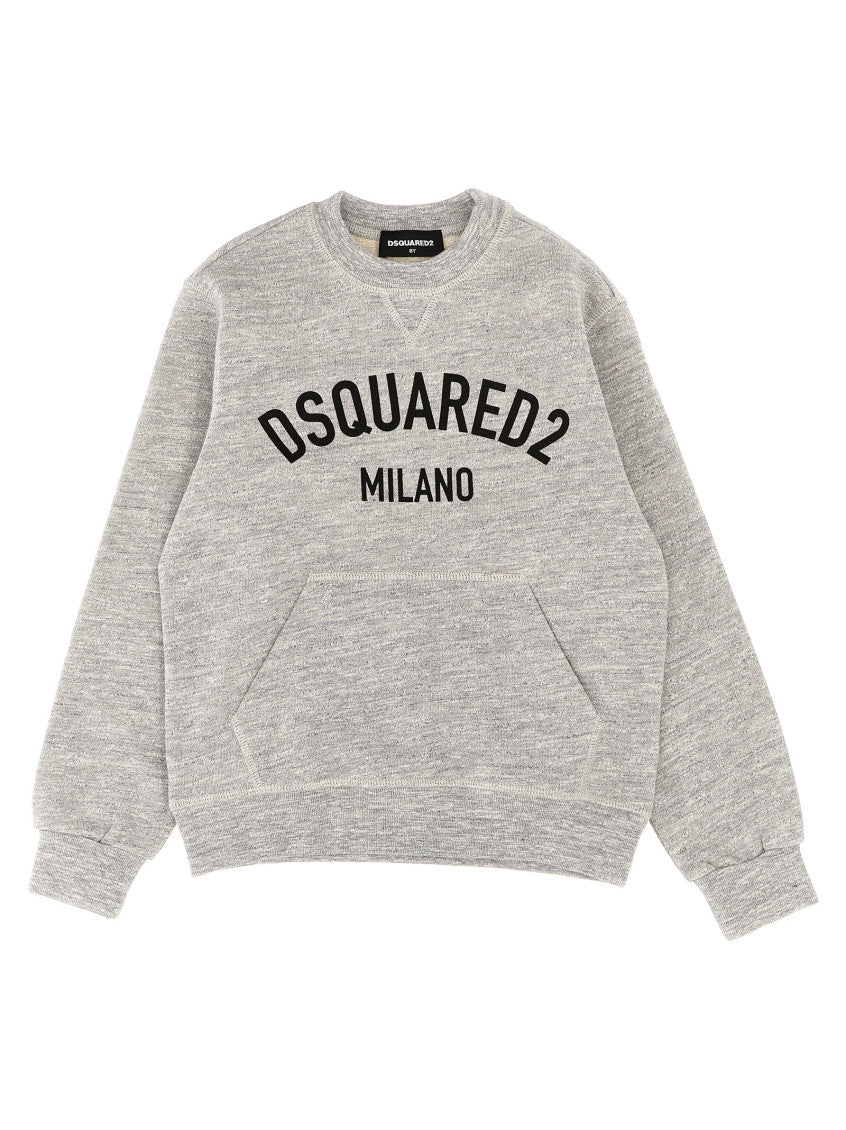 Kids Grey Logo Sweatshirt 1