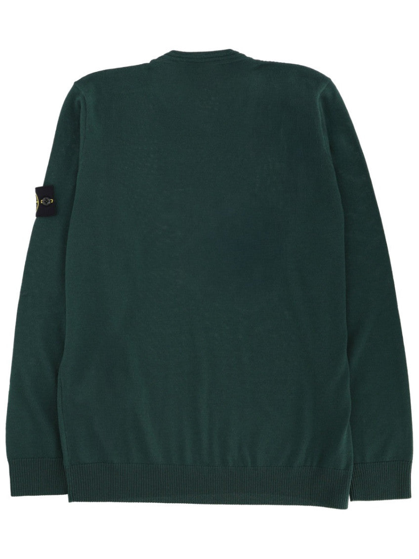 Green Crew Neck Sweater 2
