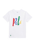 Boys White Graphic T-Shirt 1