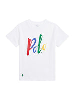Boys White Graphic T-Shirt 1