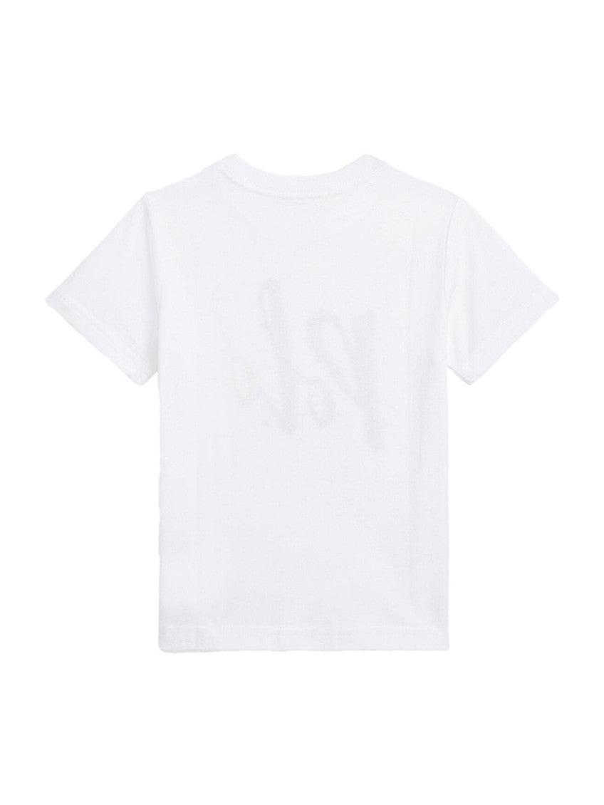 Boys White Graphic T-Shirt 2