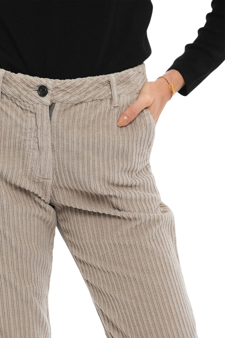 Grey Straight Fit Pants 3