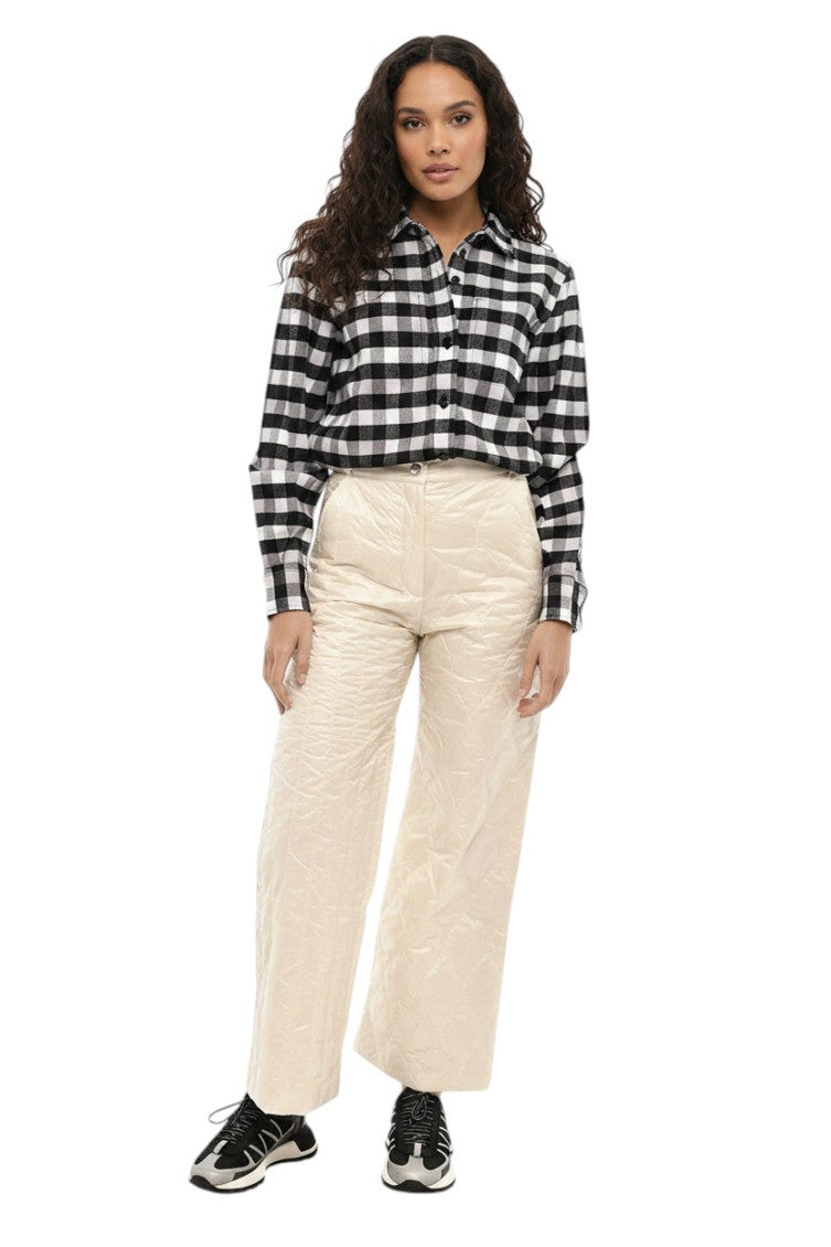 Beige Straight Fit Pant 1