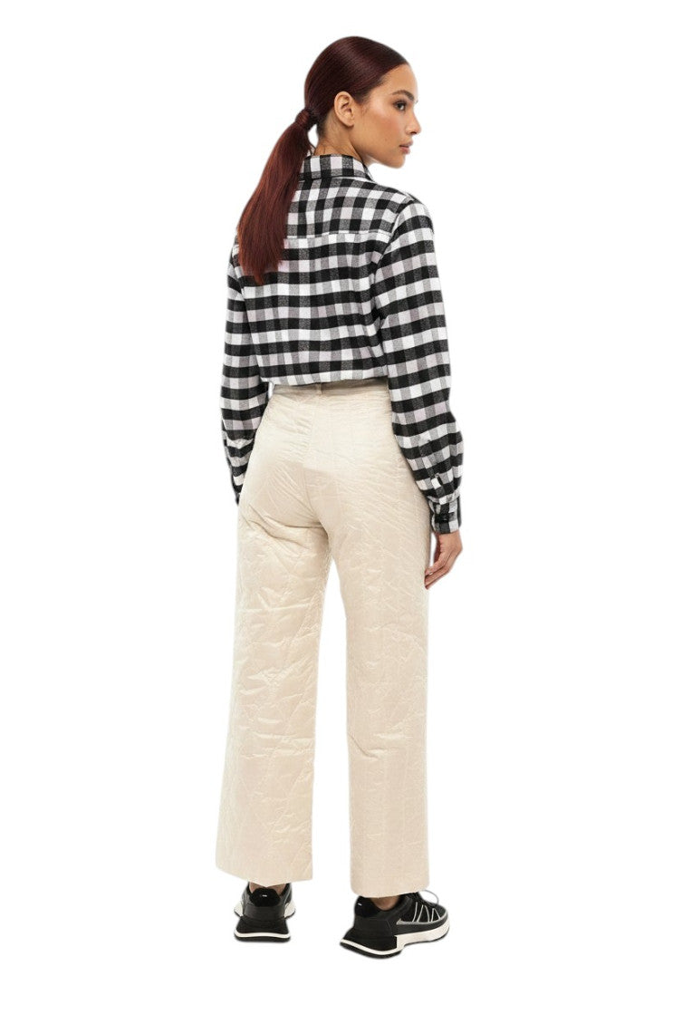 Beige Straight Fit Pant 2