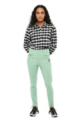 Green Skinny Fit Pants 1