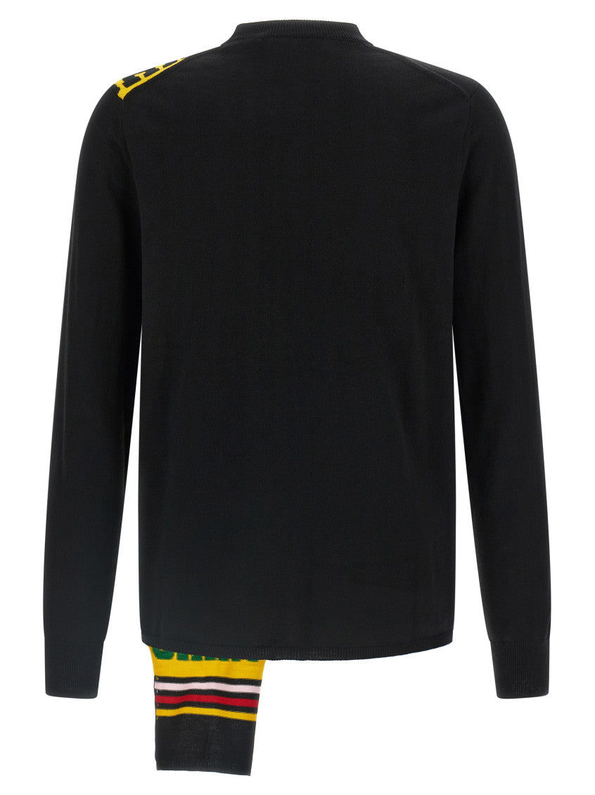 Black Intarsia sweater 2