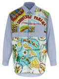Multicolor Patterned inserts shirt 1