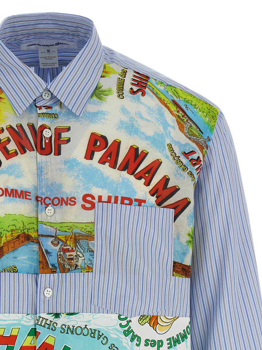 Multicolor Patterned inserts shirt 3