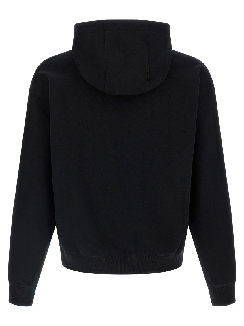 Black 'Medusa' patch hoodie 2