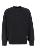 Black Crewneck Logo Sweatshirt 1