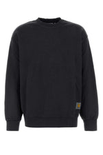 Black Crewneck Logo Sweatshirt 1