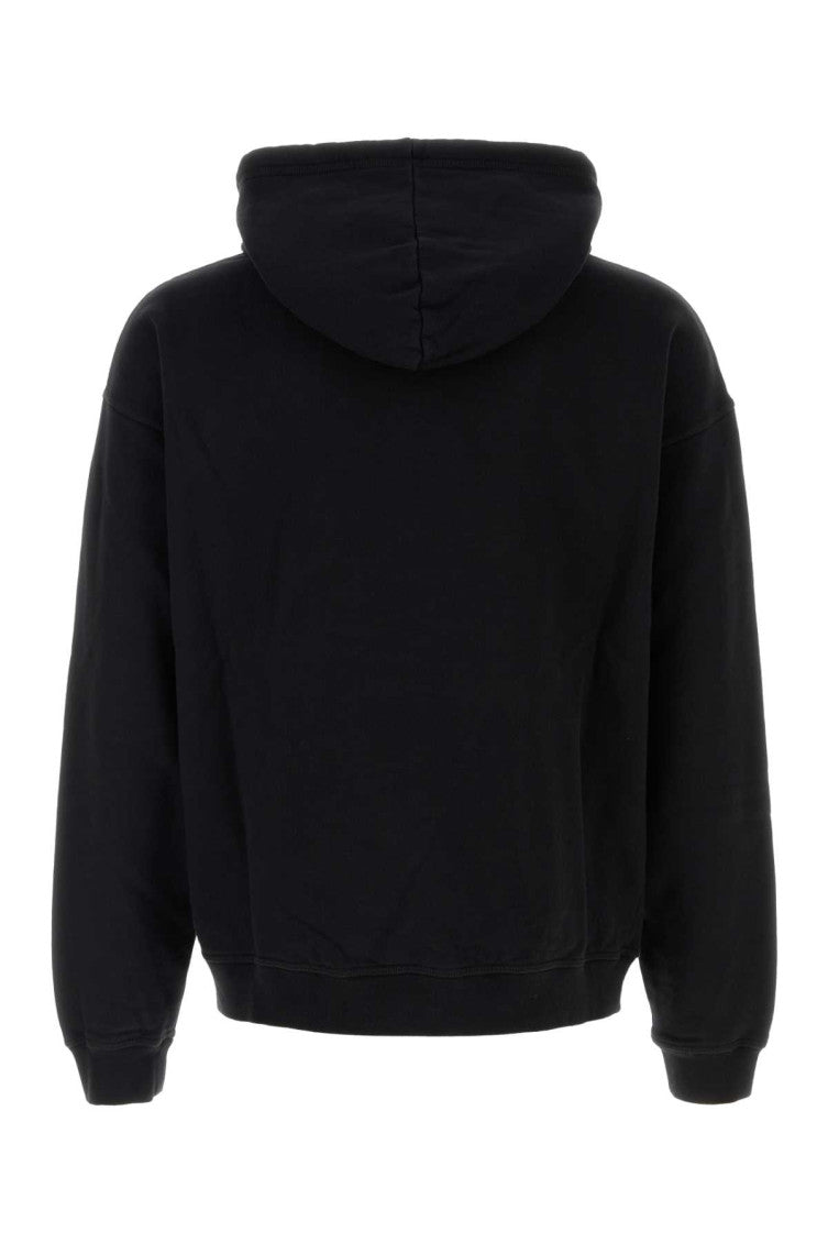Black Logo Patch Hoodie 2