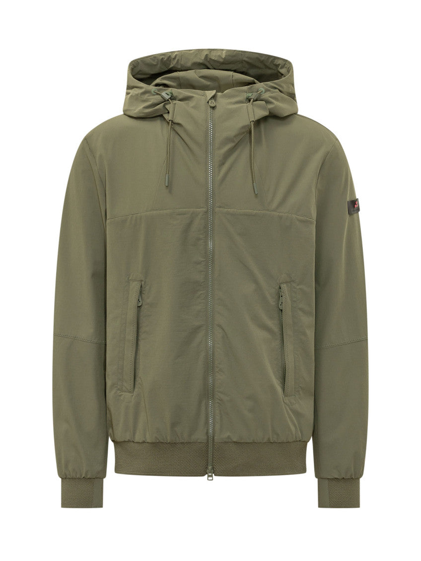 Green Logo Hooded Jacket 1