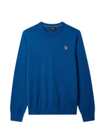 Blue Crew Neck Sweater 1