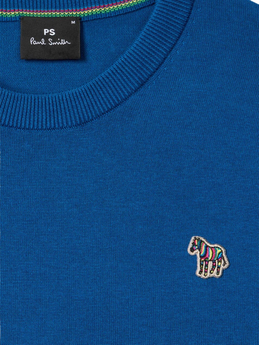 Blue Crew Neck Sweater 4