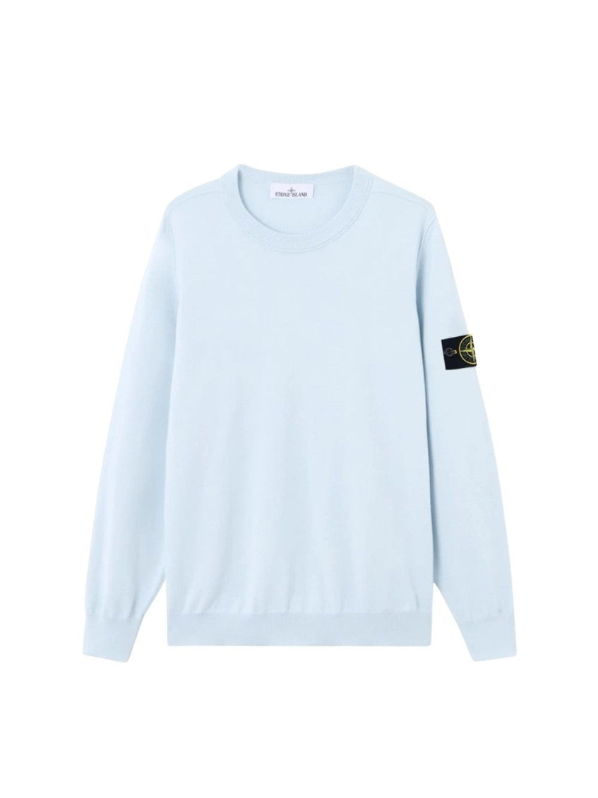 Light Blue Crew Neck Sweatshirt 1