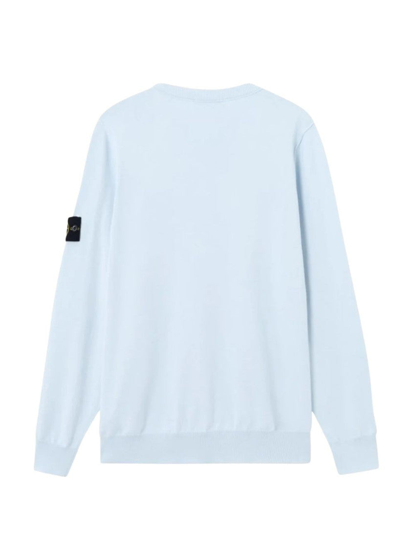 Light Blue Crew Neck Sweatshirt 2