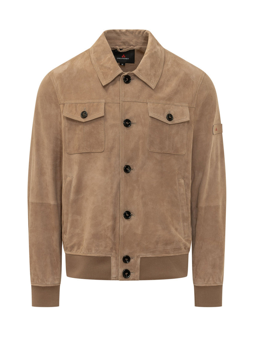 Brown Shirt Collar Jacket 1