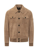 Brown Shirt Collar Jacket 1