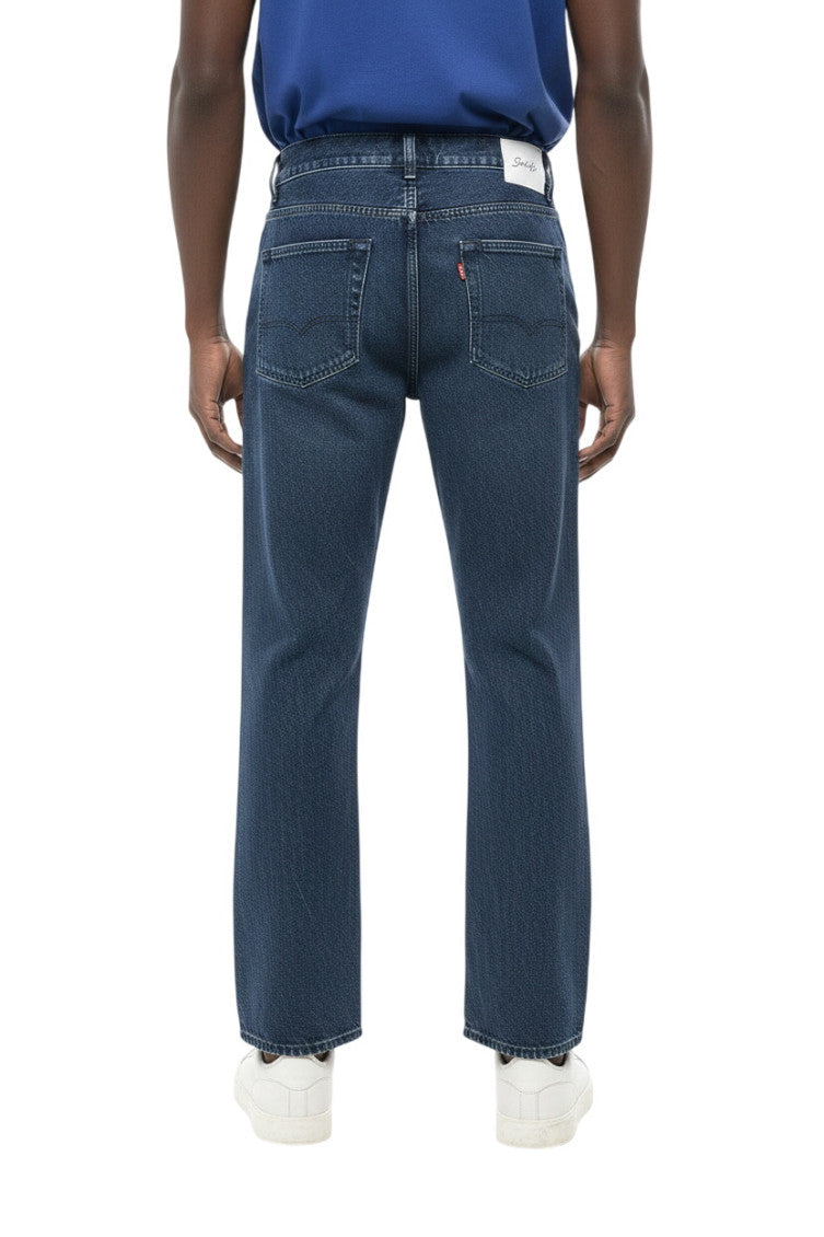 Blue High Rise Jeans 2