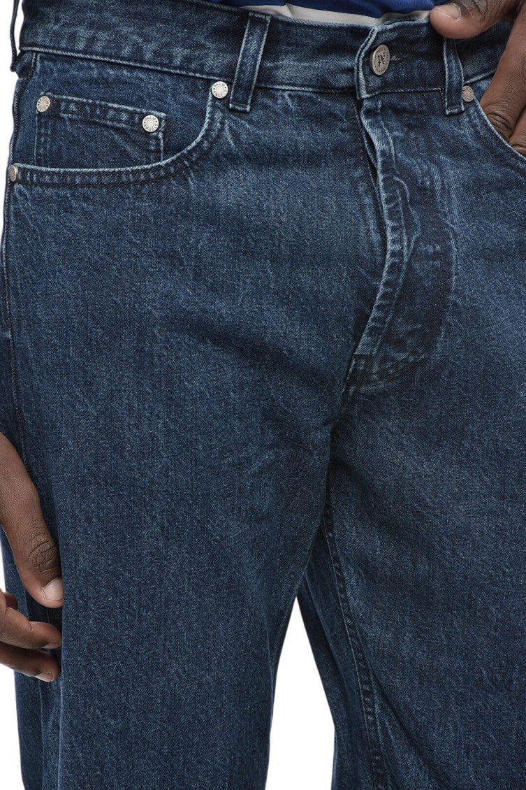 Blue High Rise Jeans 3