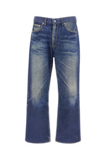 Dark Blue Straight Jeans 1