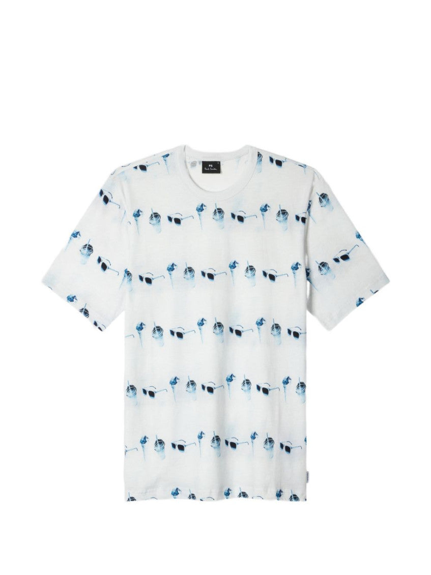 White Crew Neck T-Shirt 1